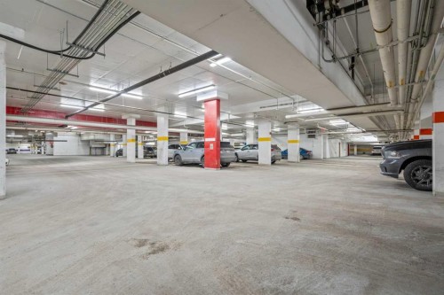 317-222 Riverfront Avenue Sw, Calgary, AB - Indoor Photo Showing Garage