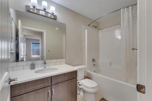 289 Cornerstone Passage Ne, Calgary, AB - Indoor Photo Showing Bathroom