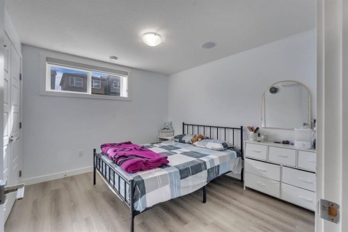 289 Cornerstone Passage Ne, Calgary, AB - Indoor Photo Showing Bedroom