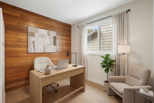 24 Hawkwood Crescent Nw, Calgary, AB - Indoor Photo Showing Office