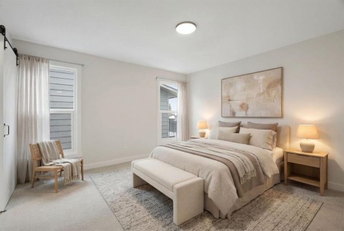 24 Hawkwood Crescent Nw, Calgary, AB - Indoor Photo Showing Bedroom