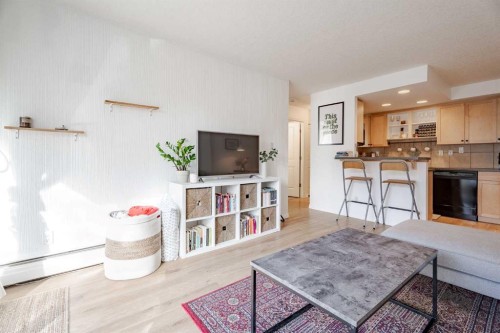 202-340 4 Avenue Ne, Calgary, AB - Indoor Photo Showing Living Room
