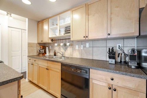 202-340 4 Avenue Ne, Calgary, AB - Indoor Photo Showing Kitchen