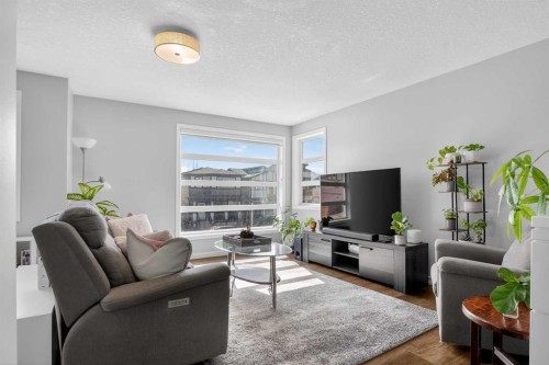 220 Evansborough Way Nw, Calgary, AB - Indoor Photo Showing Living Room