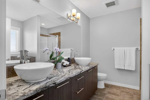 220 Evansborough Way Nw, Calgary, AB - Indoor Photo Showing Bathroom