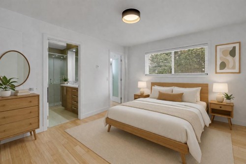 113 Langton Drive Sw, Calgary, AB - Indoor Photo Showing Bedroom