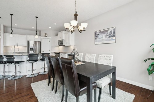 248 Copperpond Circle Se, Calgary, AB - Indoor Photo Showing Dining Room