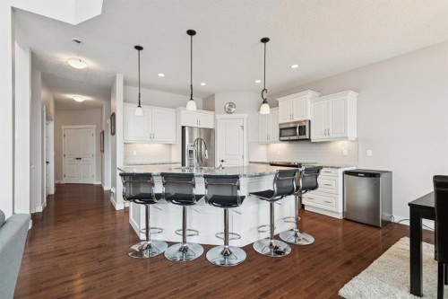 248 Copperpond Circle Se, Calgary, AB - Indoor Photo Showing Kitchen With Upgraded Kitchen