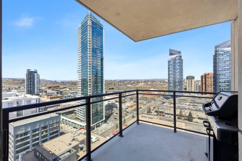 1902-1118 12 Avenue Sw, Calgary, AB - Outdoor With Balcony With View