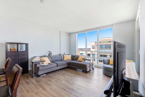 1902-1118 12 Avenue Sw, Calgary, AB - Indoor Photo Showing Living Room