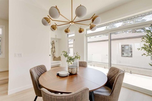 39B Moncton Road Ne, Calgary, AB - Indoor Photo Showing Dining Room