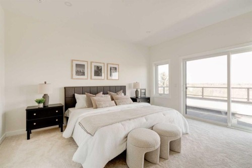 39B Moncton Road Ne, Calgary, AB - Indoor Photo Showing Bedroom