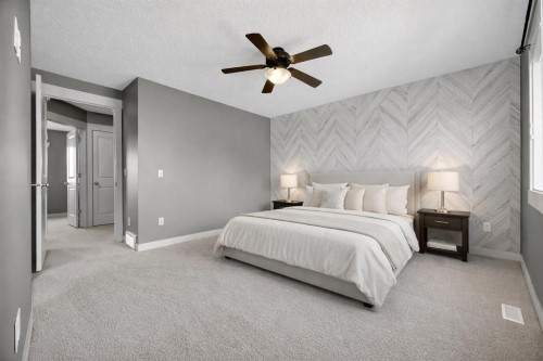257 Skyview Ranch Drive Ne, Calgary, AB - Indoor Photo Showing Bedroom