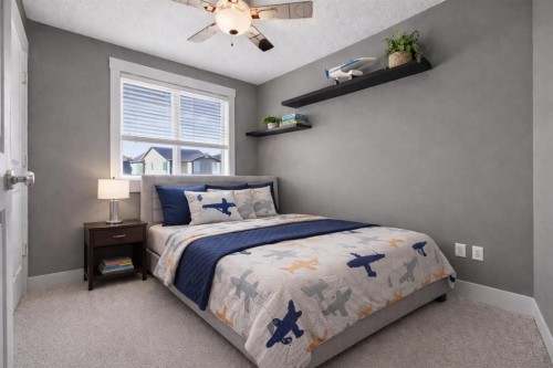 257 Skyview Ranch Drive Ne, Calgary, AB - Indoor Photo Showing Bedroom