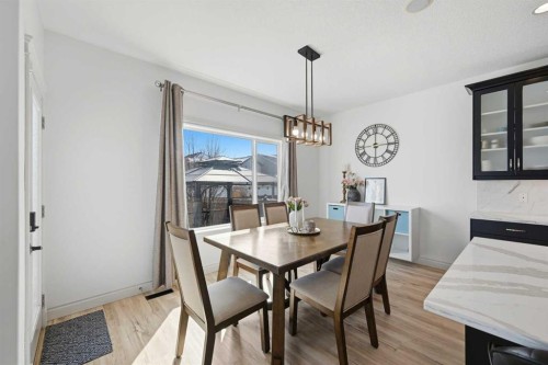 1153 Kingston Crescent Se, Airdrie, AB - Indoor Photo Showing Dining Room