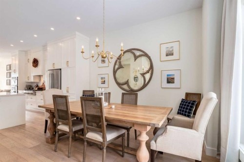 2107 52 Avenue Sw, Calgary, AB - Indoor Photo Showing Dining Room