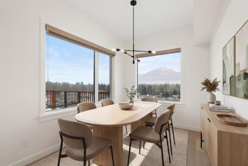 402-1505 Spring Creek Gate, Canmore, AB - Indoor Photo Showing Dining Room