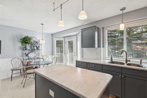 22 Confederation Villas Nw, Calgary, AB - Indoor Photo Showing Kitchen With Double Sink