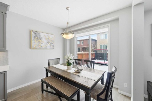 134 Windrow Link Sw, Airdrie, AB - Indoor Photo Showing Dining Room