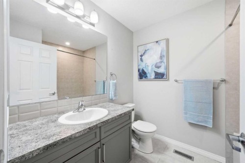 134 Windrow Link Sw, Airdrie, AB - Indoor Photo Showing Bathroom