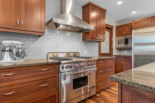 16 Blue Grouse Ridge, Canmore, AB - Indoor Photo Showing Kitchen With Upgraded Kitchen