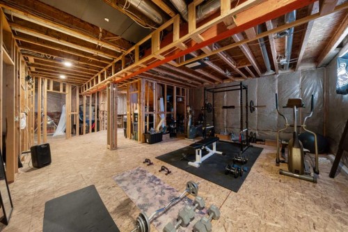 173 Cimarron Park Circle, Okotoks, AB - Indoor Photo Showing Basement