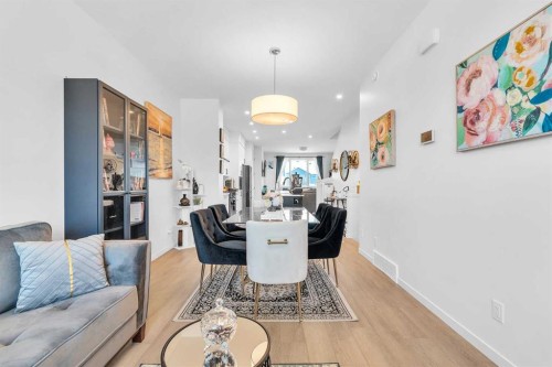 52 Edith Gate Nw, Calgary, AB - Indoor Photo Showing Dining Room
