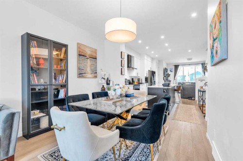 52 Edith Gate Nw, Calgary, AB - Indoor Photo Showing Dining Room