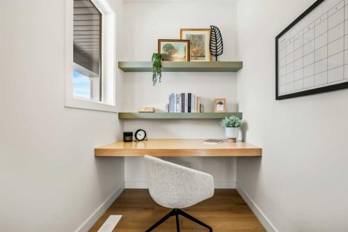 28 Sunvalley View, Cochrane, AB - Indoor Photo Showing Office