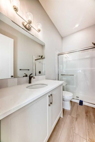 203 Langwell Common Se, Airdrie, AB - Indoor Photo Showing Bathroom
