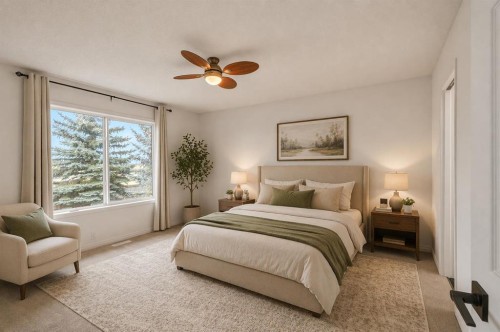 331 Springbank Place Sw, Calgary, AB - Indoor Photo Showing Bedroom