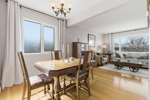 9852 Athens Road Se, Calgary, AB - Indoor Photo Showing Dining Room