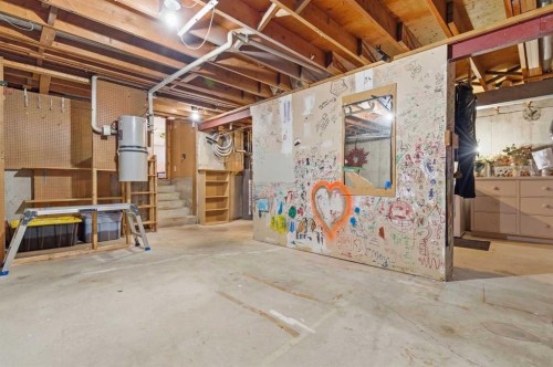 9852 Athens Road Se, Calgary, AB - Indoor Photo Showing Basement