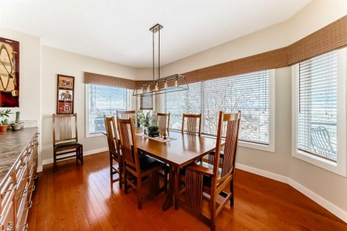 487 Rocky Ridge Drive Nw, Calgary, AB - Indoor Photo Showing Dining Room