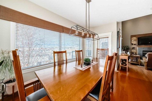 487 Rocky Ridge Drive Nw, Calgary, AB - Indoor Photo Showing Dining Room