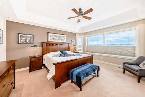 487 Rocky Ridge Drive Nw, Calgary, AB - Indoor Photo Showing Bedroom