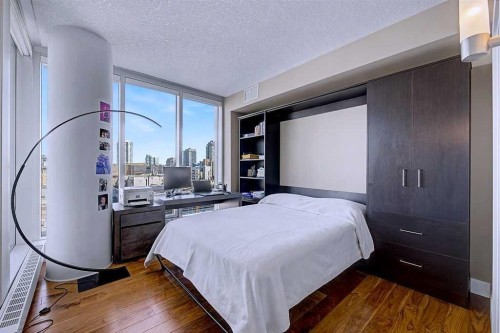 1006-433 11 Avenue Se, Calgary, AB - Indoor Photo Showing Bedroom