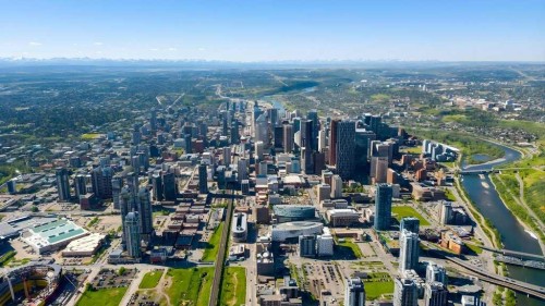 1006-433 11 Avenue Se, Calgary, AB - Outdoor With View