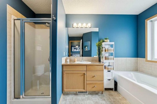 515 Stonegate Road Nw, Airdrie, AB - Indoor Photo Showing Bathroom