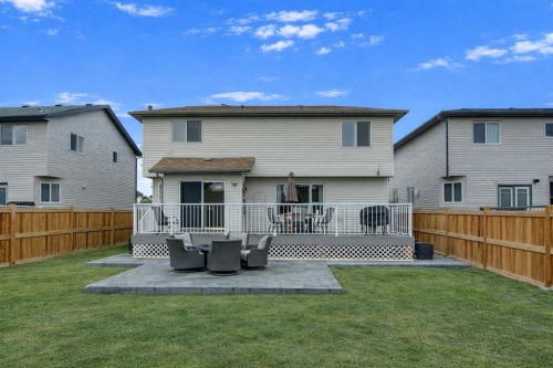 515 Stonegate Road Nw, Airdrie, AB - Outdoor With Deck Patio Veranda With Exterior