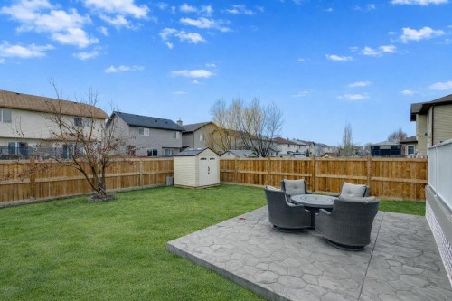 515 Stonegate Road Nw, Airdrie, AB - Outdoor With Deck Patio Veranda With Backyard