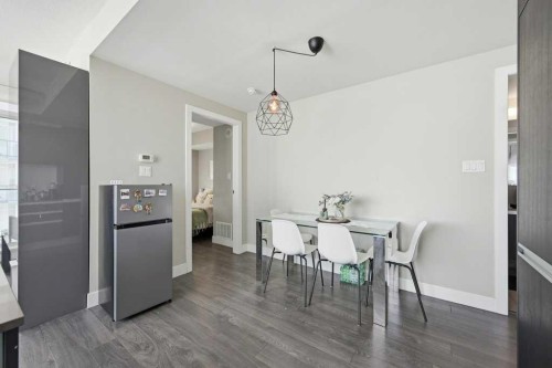 2604-1122 3 Street Se, Calgary, AB - Indoor Photo Showing Dining Room