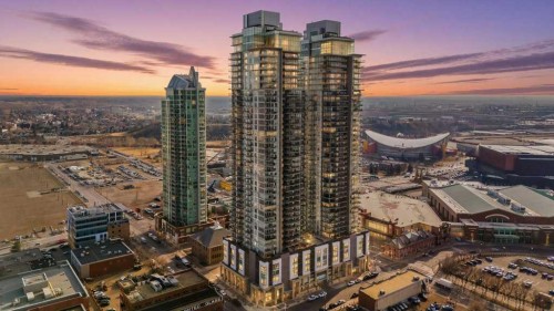 2604-1122 3 Street Se, Calgary, AB - Outdoor With View