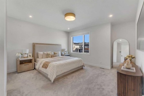 351 Lucas Way Nw, Calgary, AB - Indoor Photo Showing Bedroom