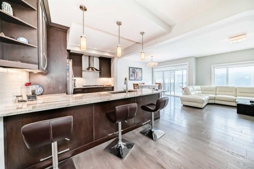 144 Nolancrest Circle Nw, Calgary, AB - Indoor Photo Showing Kitchen With Upgraded Kitchen