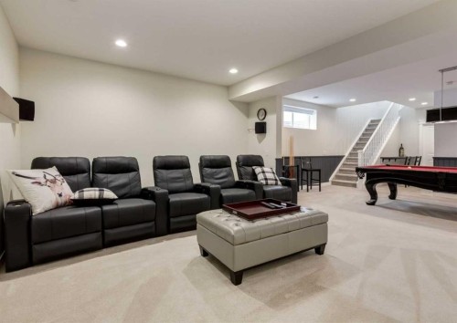60 Crestbrook View Sw, Calgary, AB - Indoor Photo Showing Basement