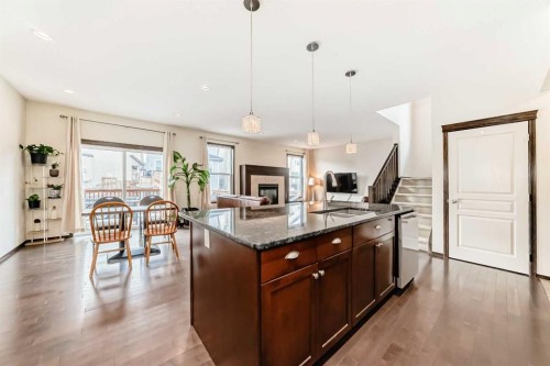 691 Panamount Boulevard Nw, Calgary, AB - Indoor Photo Showing Kitchen With Upgraded Kitchen