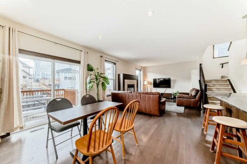691 Panamount Boulevard Nw, Calgary, AB - Indoor Photo Showing Dining Room