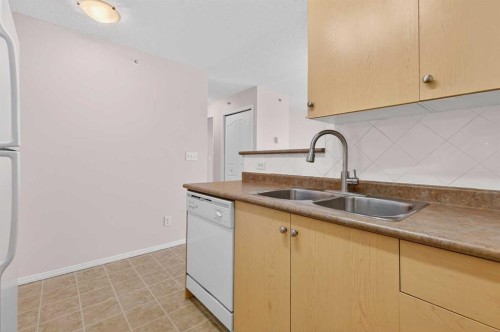 1307-2395 Eversyde Avenue Se, Calgary, AB - Indoor Photo Showing Kitchen With Double Sink