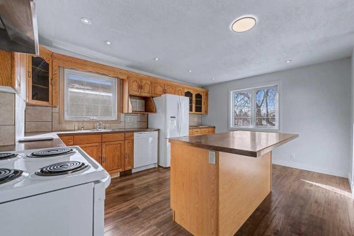 1607 Marlyn Way Ne, Calgary, AB - Indoor Photo Showing Kitchen
